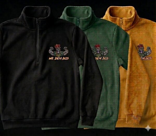 Men's Full Zipper Fleece Jacket in Bulk