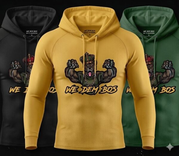 Men's Midweight Polyester Fleece Hooded Sweatshirt